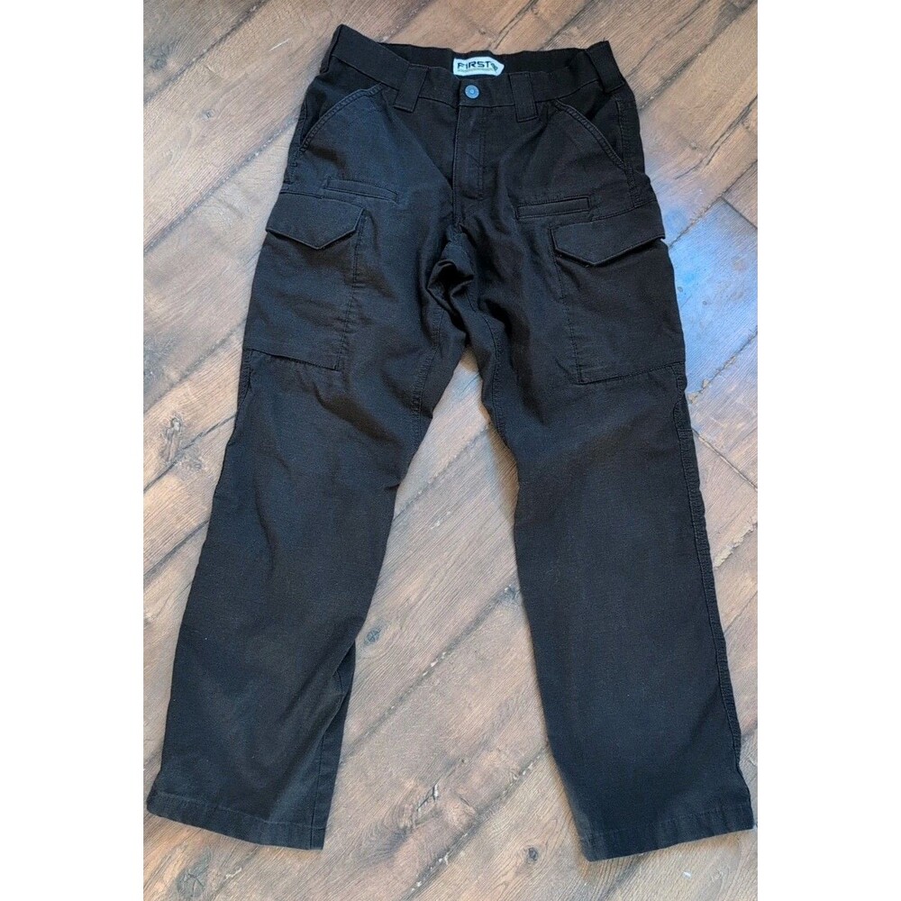 First Tactical Ripstop Cargo Utility Pants Men's Size 32 Black